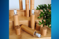 Image of Bamboo covered glass roll-on bottle- pack of 10ml x 6