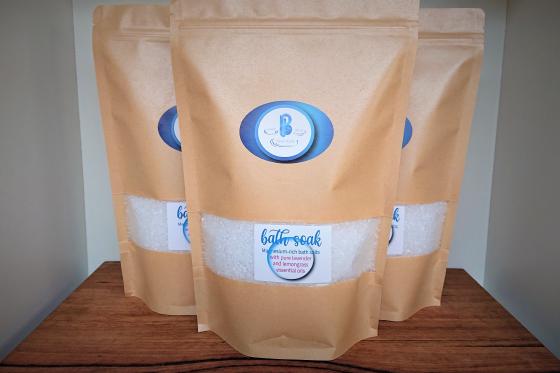 Image of Bath soak Lavender and Lemongrass 700g