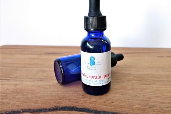 Image of Strain sprain pain remedial essential oil blend 30ml